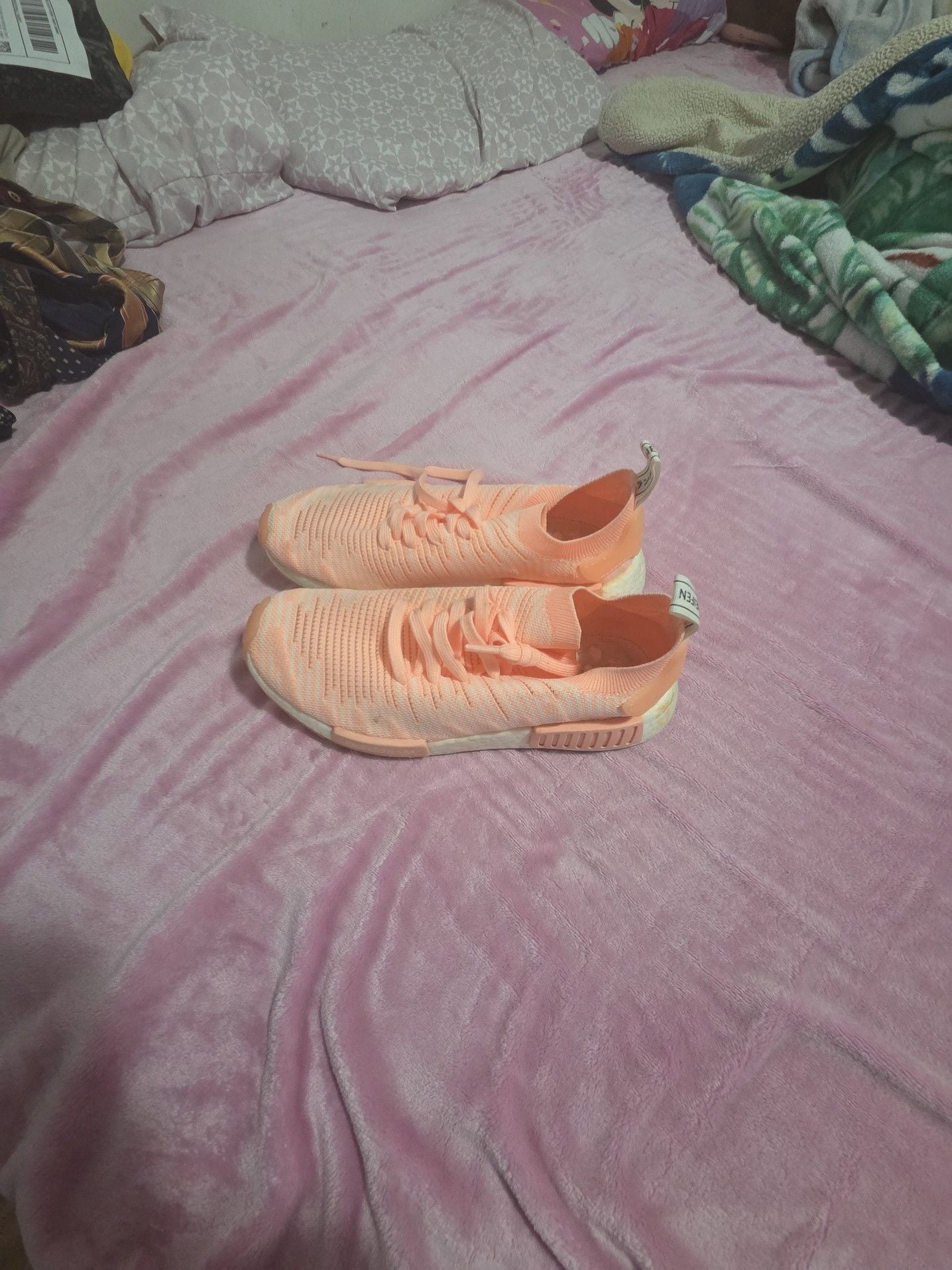 adidas NMD_R1 STLT Primeknit Clear Orange AQ1119 1