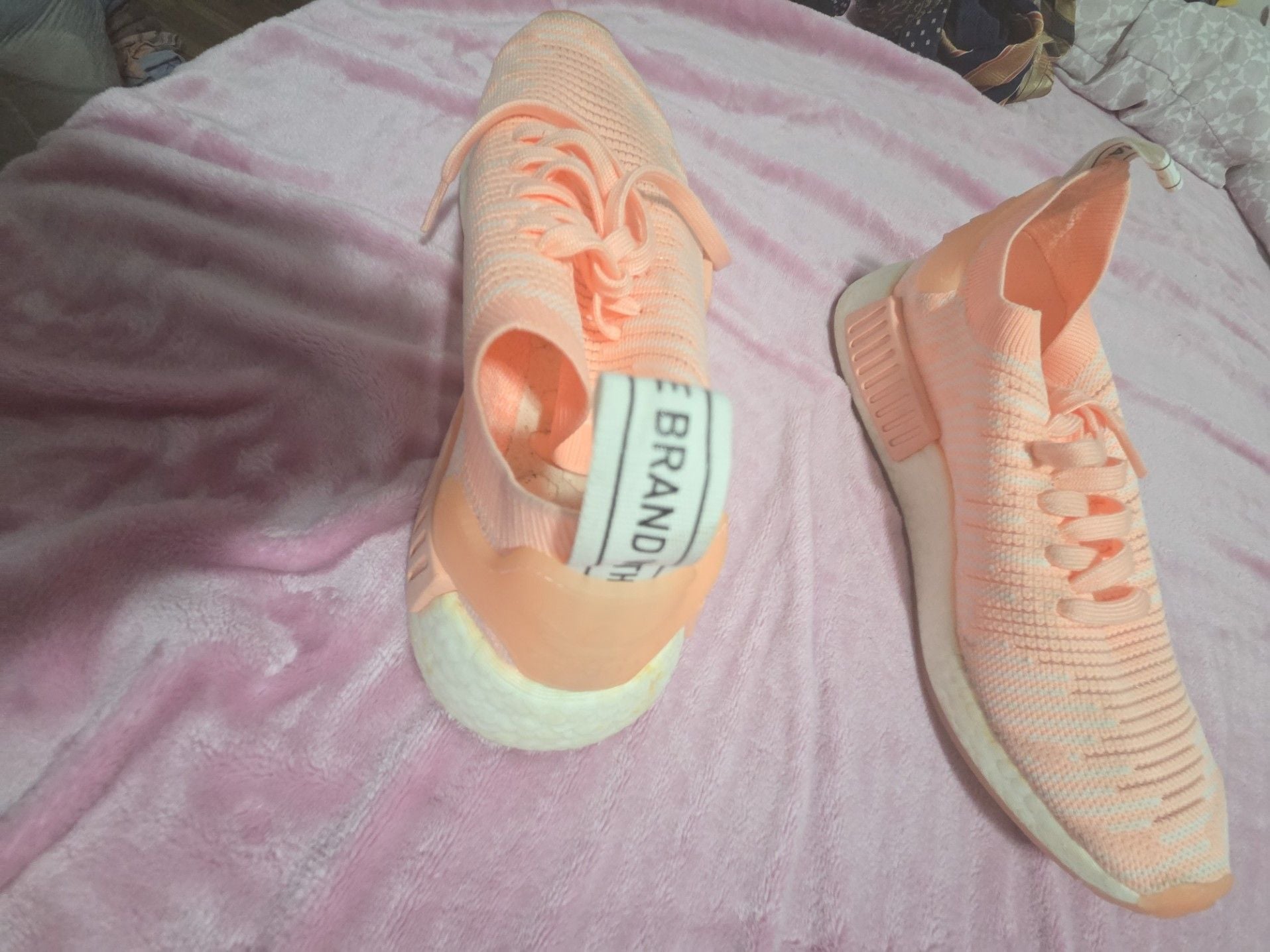 adidas NMD_R1 STLT Primeknit Clear Orange AQ1119 3