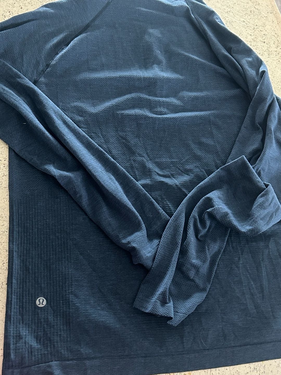 lululemon Metal Vent Tech Half-Zip 2.0 Navy Blue Pullover 7