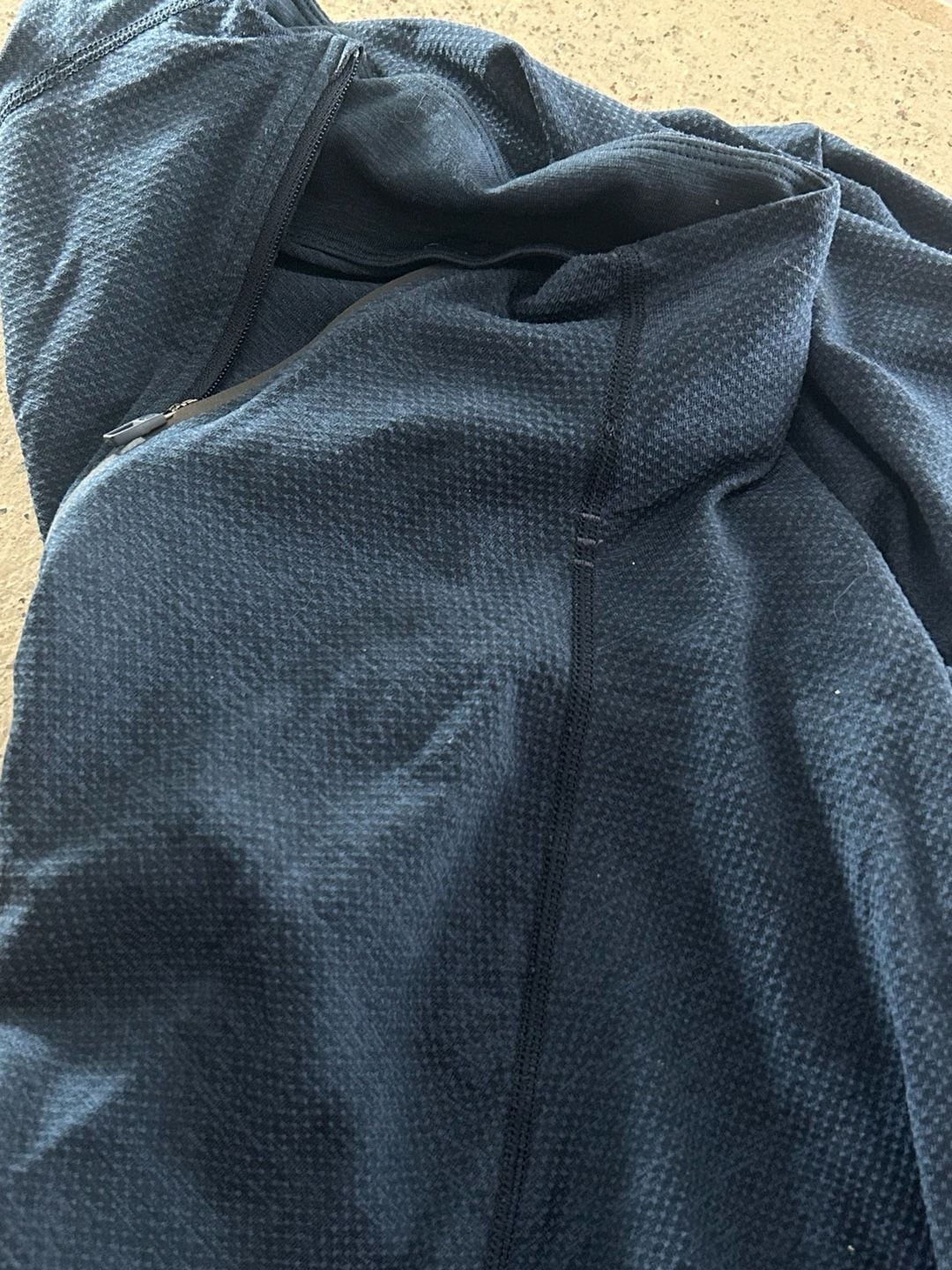 lululemon Metal Vent Tech Half-Zip 2.0 Navy Blue Pullover 8