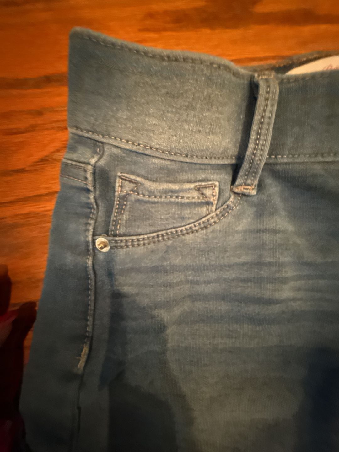 Tommy Bahama Girls Denim Cuffed Shorts Size 6 7