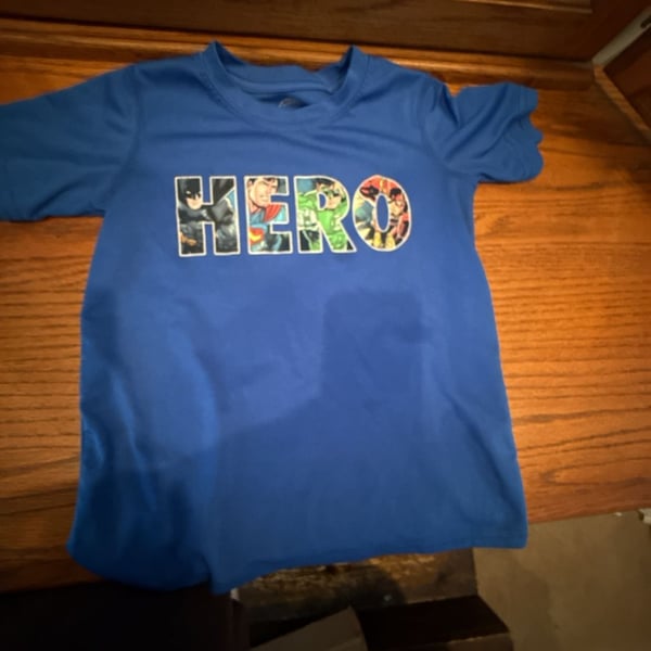 DC Comics Justice League 'HERO' Graphic Blue Performance T-Shirt