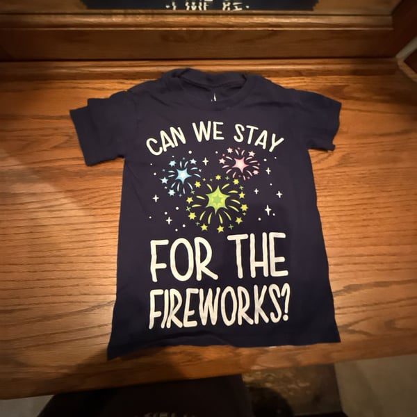 Glow in the Dark Fireworks Shirt 4th of July, Memorial Day, Labor Day Patriotic Reveal, Independence Day, Adult, Toddler, Baby, Women - ,