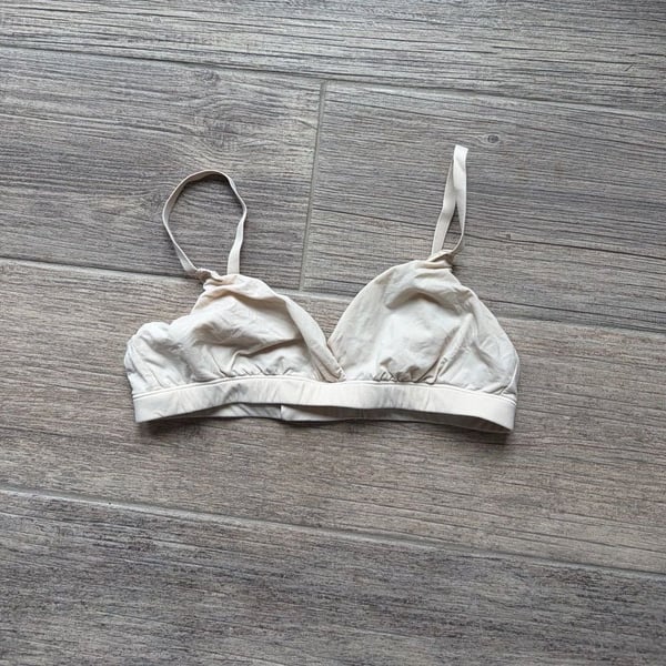 SKIMS Fits Everybody Triangle Bralette in Sand