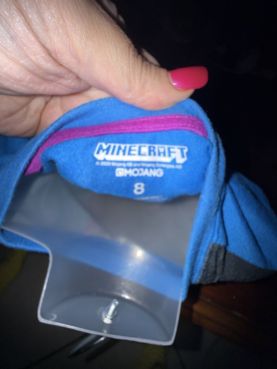 Minecraft Boys Short Sleeve Sleepwear Pajama Shorts Size 4-5 2