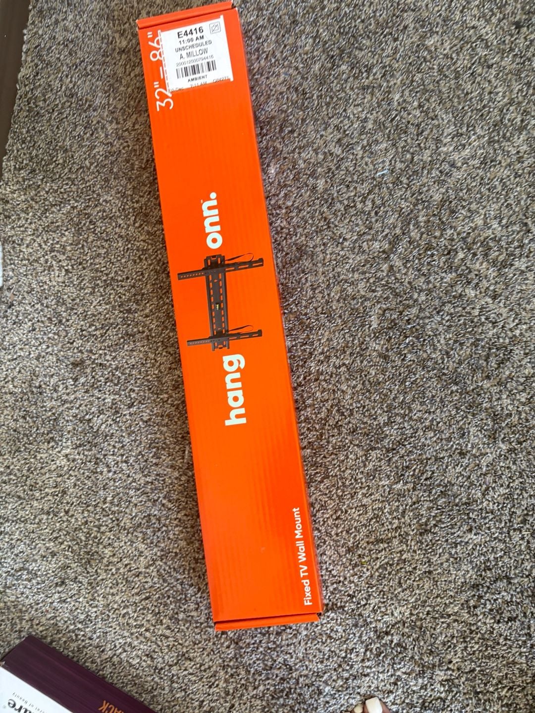 onn. Fixed TV Wall Mount for 32" to 86" TVs 1