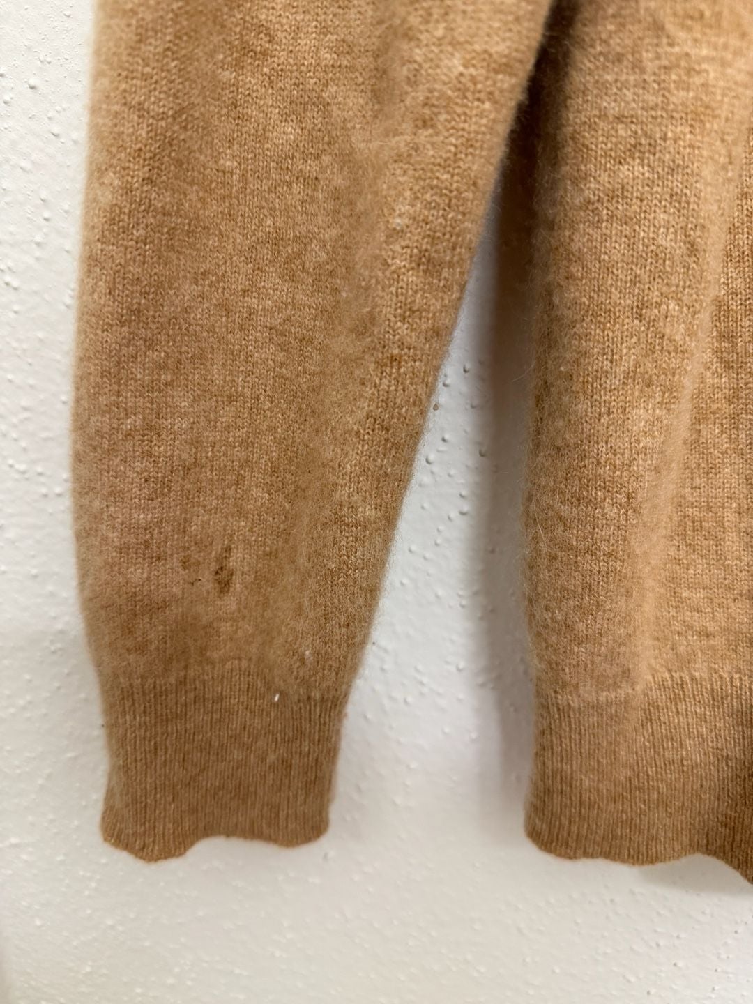 Lord & Taylor 100% Cashmere V-Neck Sweater in Camel 5