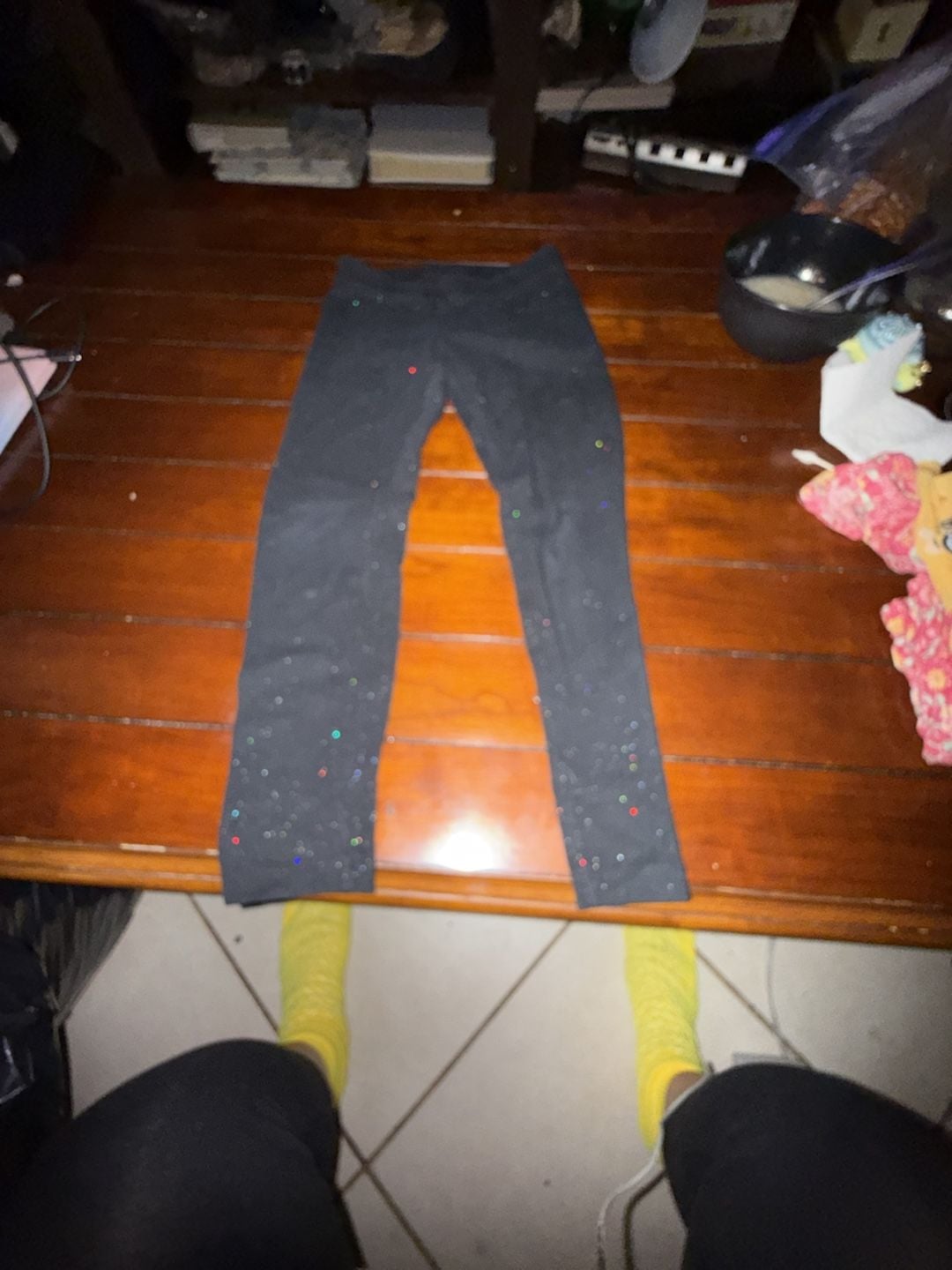 Girls Cat & jack leggings- Size 7/8= (2) 2