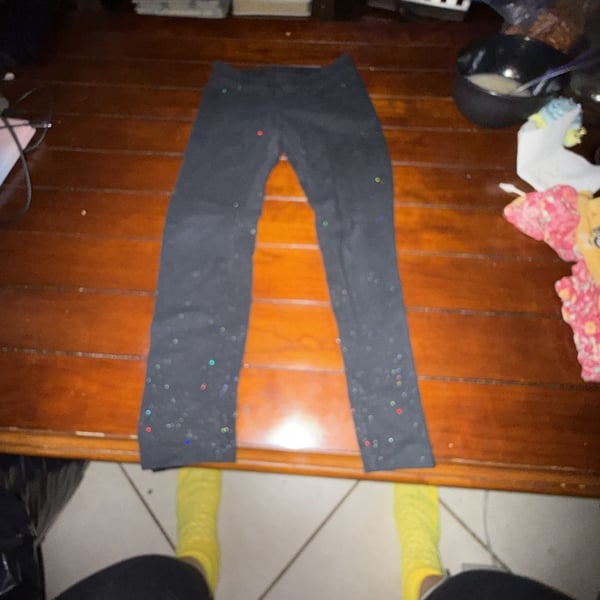 Girls Cat & jack leggings- Size 7/8= (2)