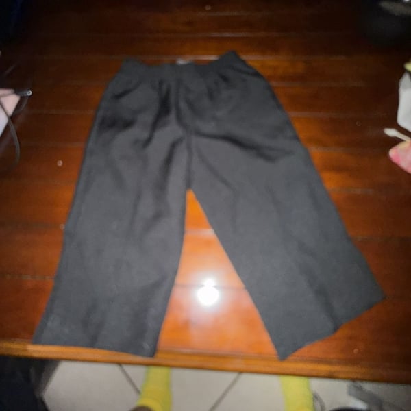 Go Baby Boys Pants 4T Belted Black Jeans Pockets Zip Elastic back Waist