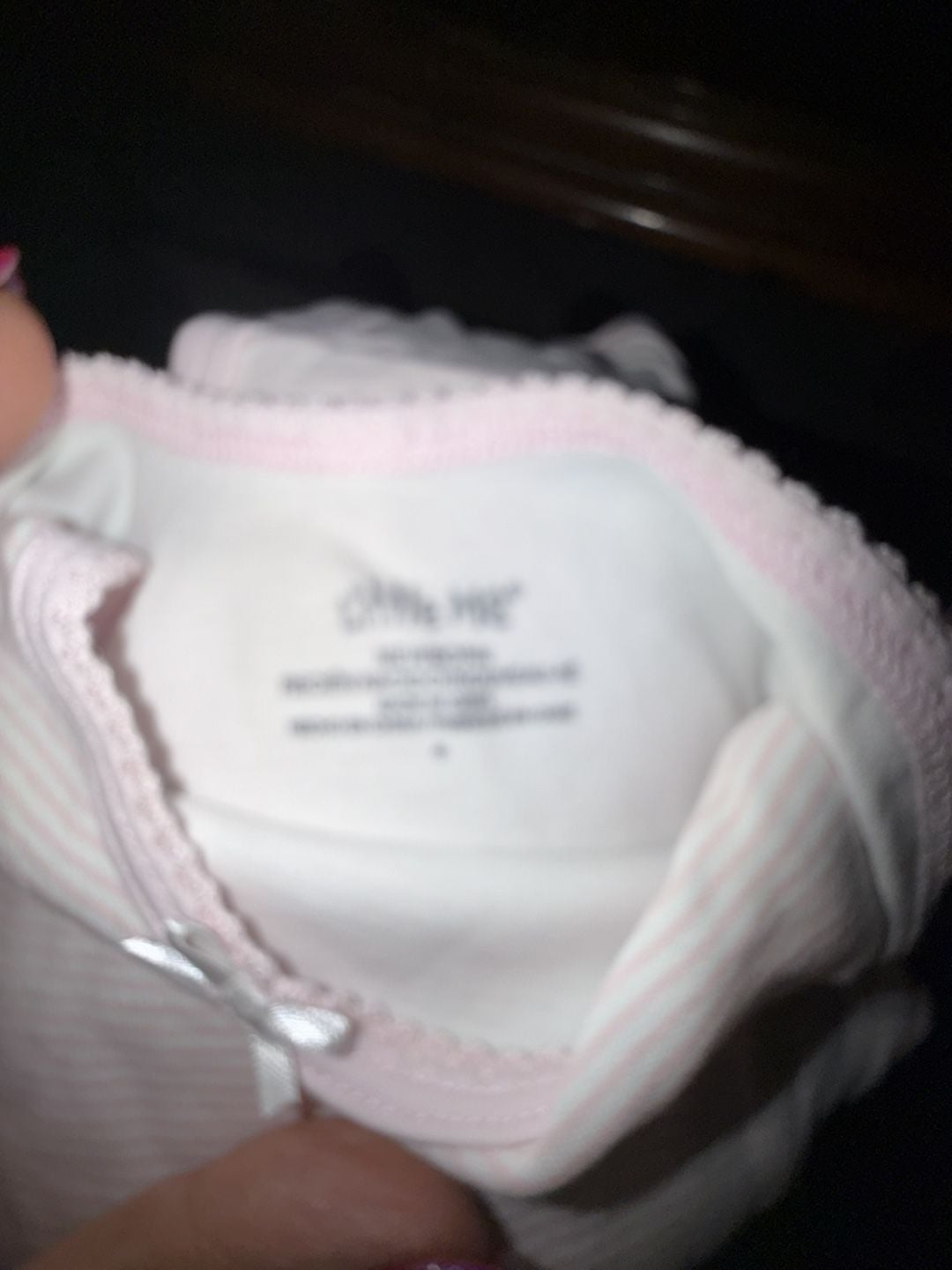 Onesie pink newborn 2
