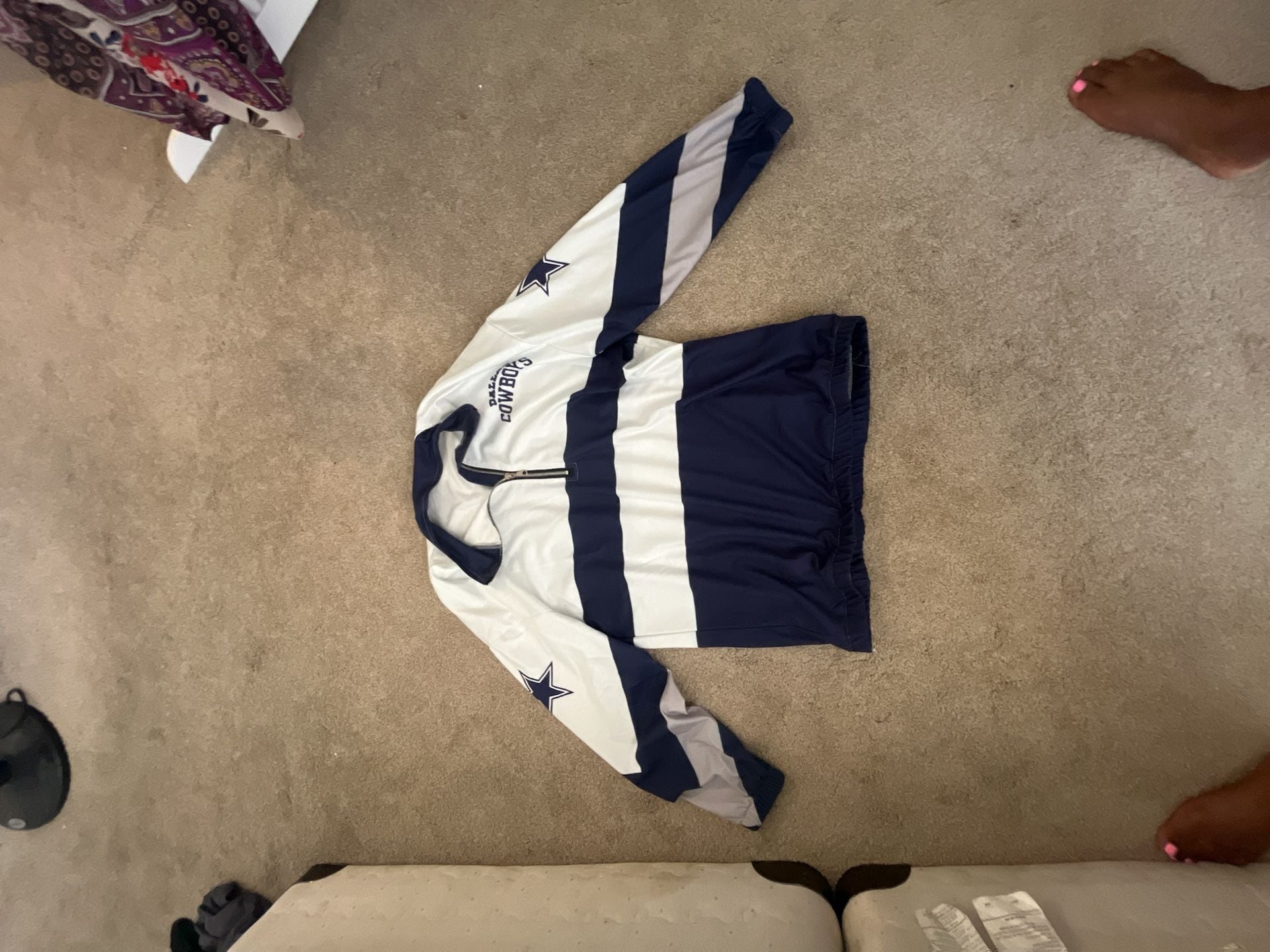 Dallas Cowboys 1/4 Zip Pullover sweater 2