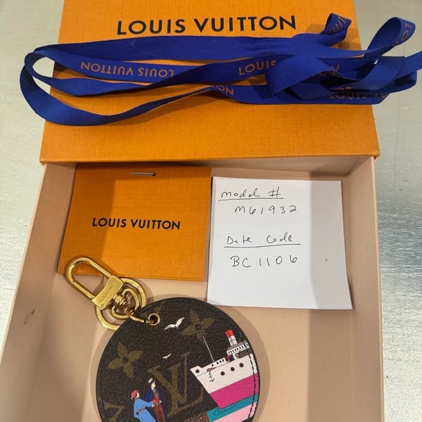 Louis Vuitton Monogram Groom Transatlantique Bag Charm & Key Holder M61932
