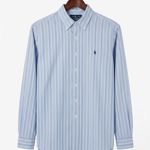 Polo Ralph Lauren Striped Cotton Classic Fit Button-Down Shirt
