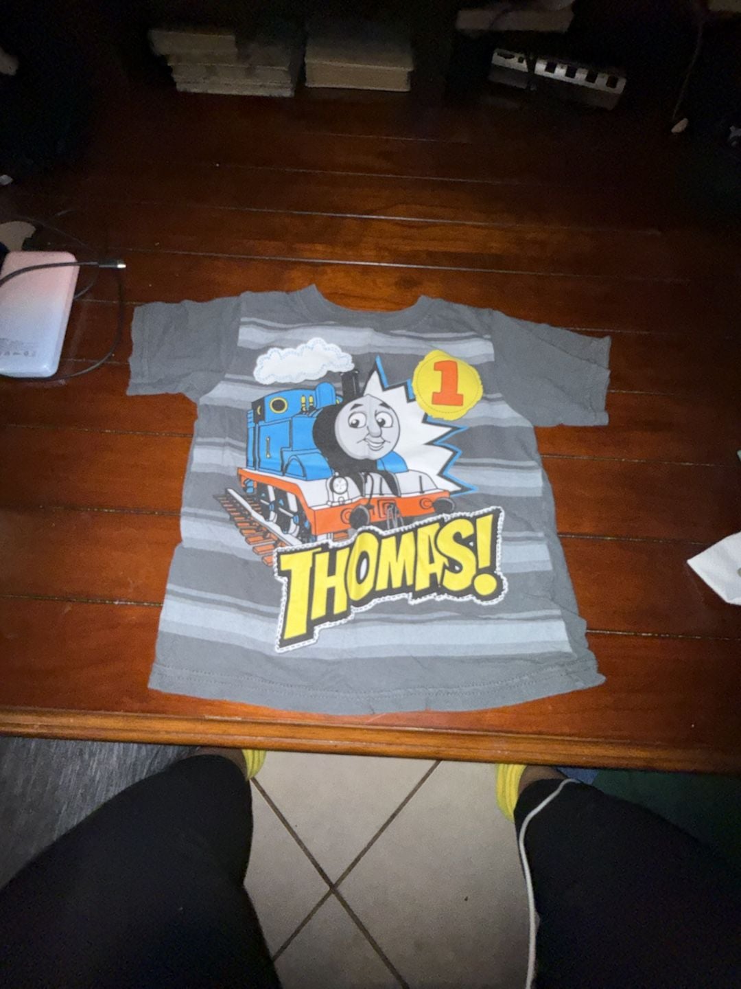 Thomas & Friends Toddler Boy's Short Sleeve Gray T-Shirt Size 2T 2