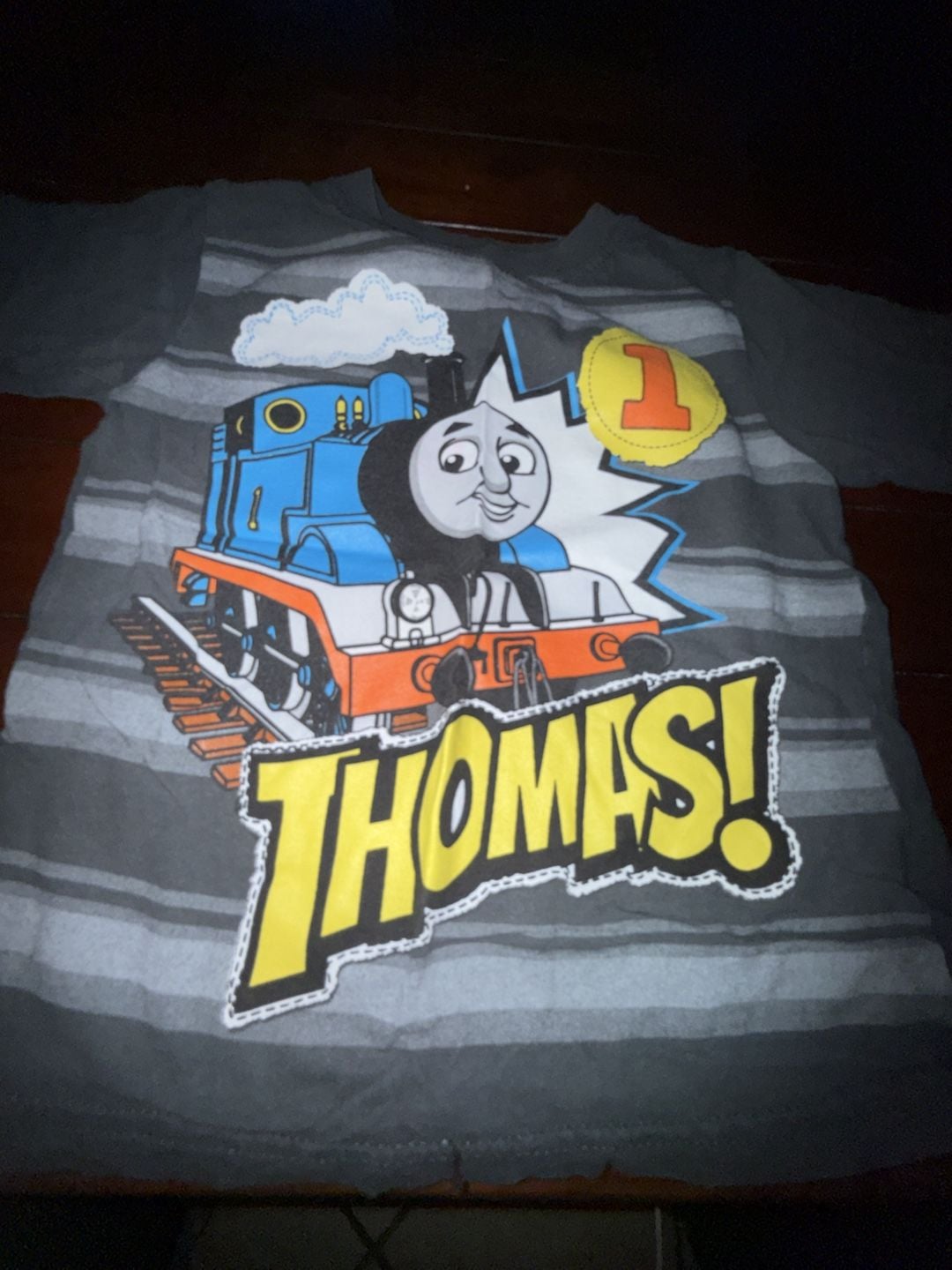 Thomas & Friends Toddler Boy's Short Sleeve Gray T-Shirt Size 2T 4