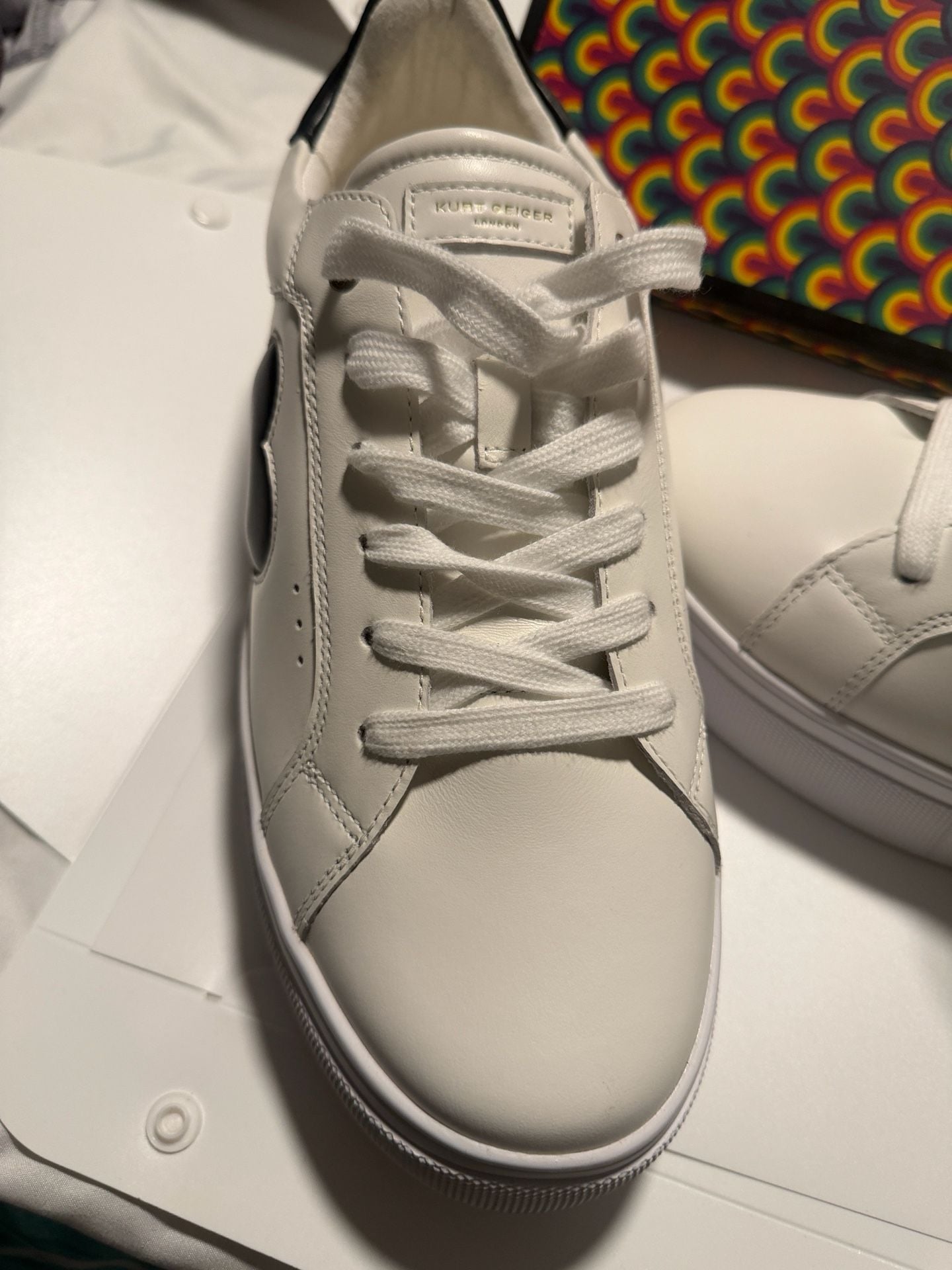 Lana Heart Black Heart Sneaker by Kurt Geiger, London  7
