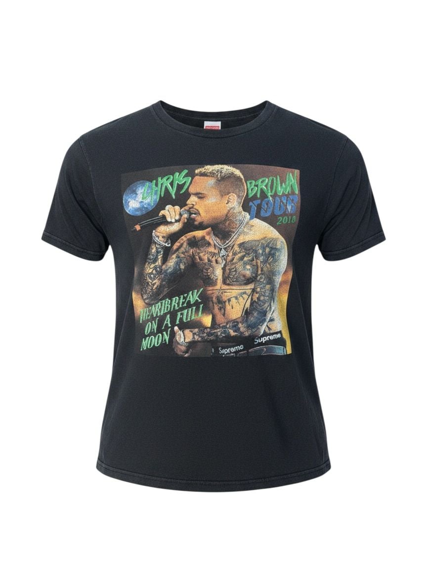Chris Brown 2018 Heartbreak On A Full Moon Tour T-Shirt 2