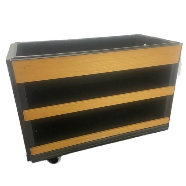 ALCO Designs WF6004 Mobile Wooden Produce Merchandiser Display Bin
