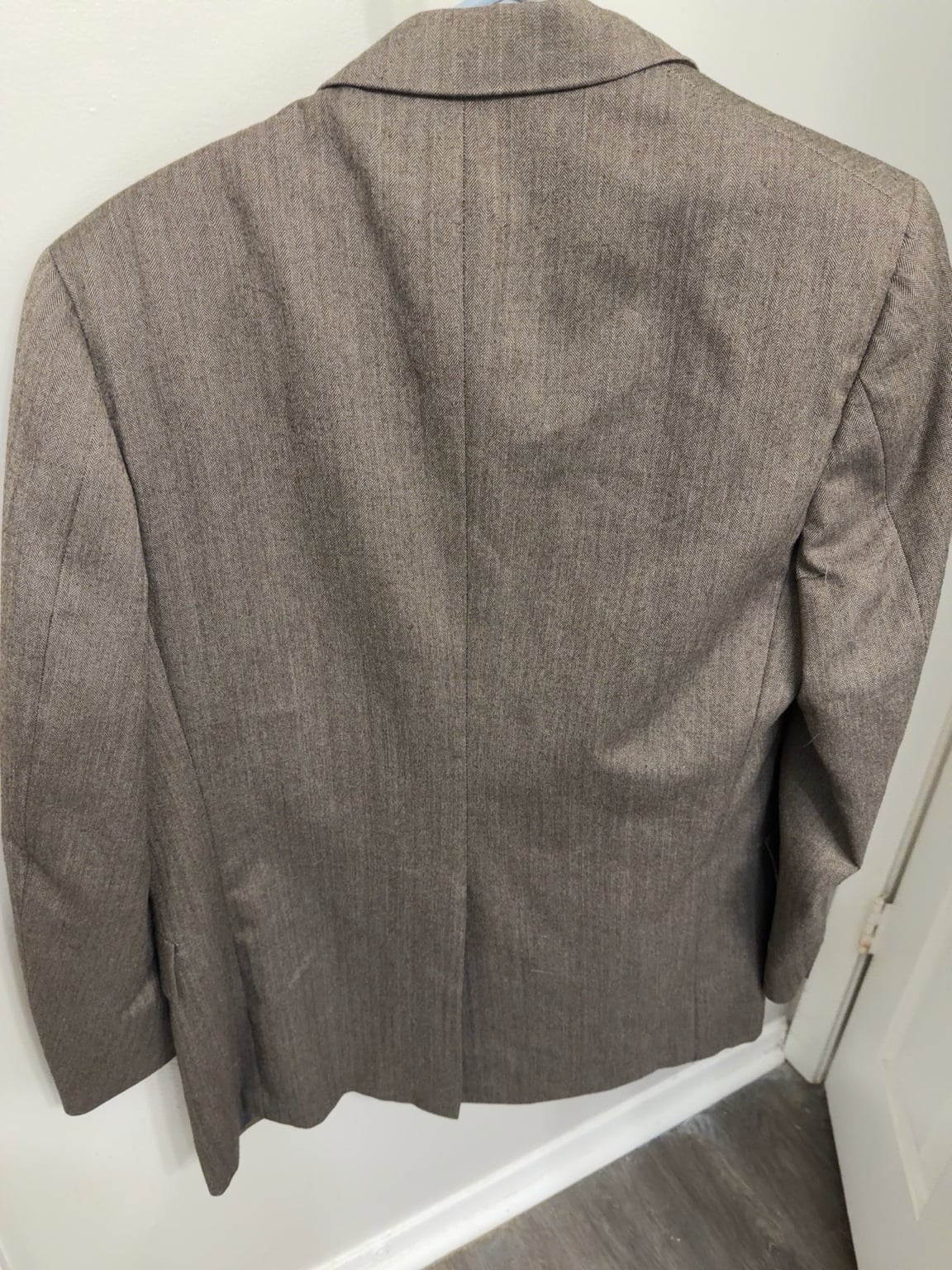 Heritage Cloth Corporate Collection 3 Piece Brown Herringbone Suit 3
