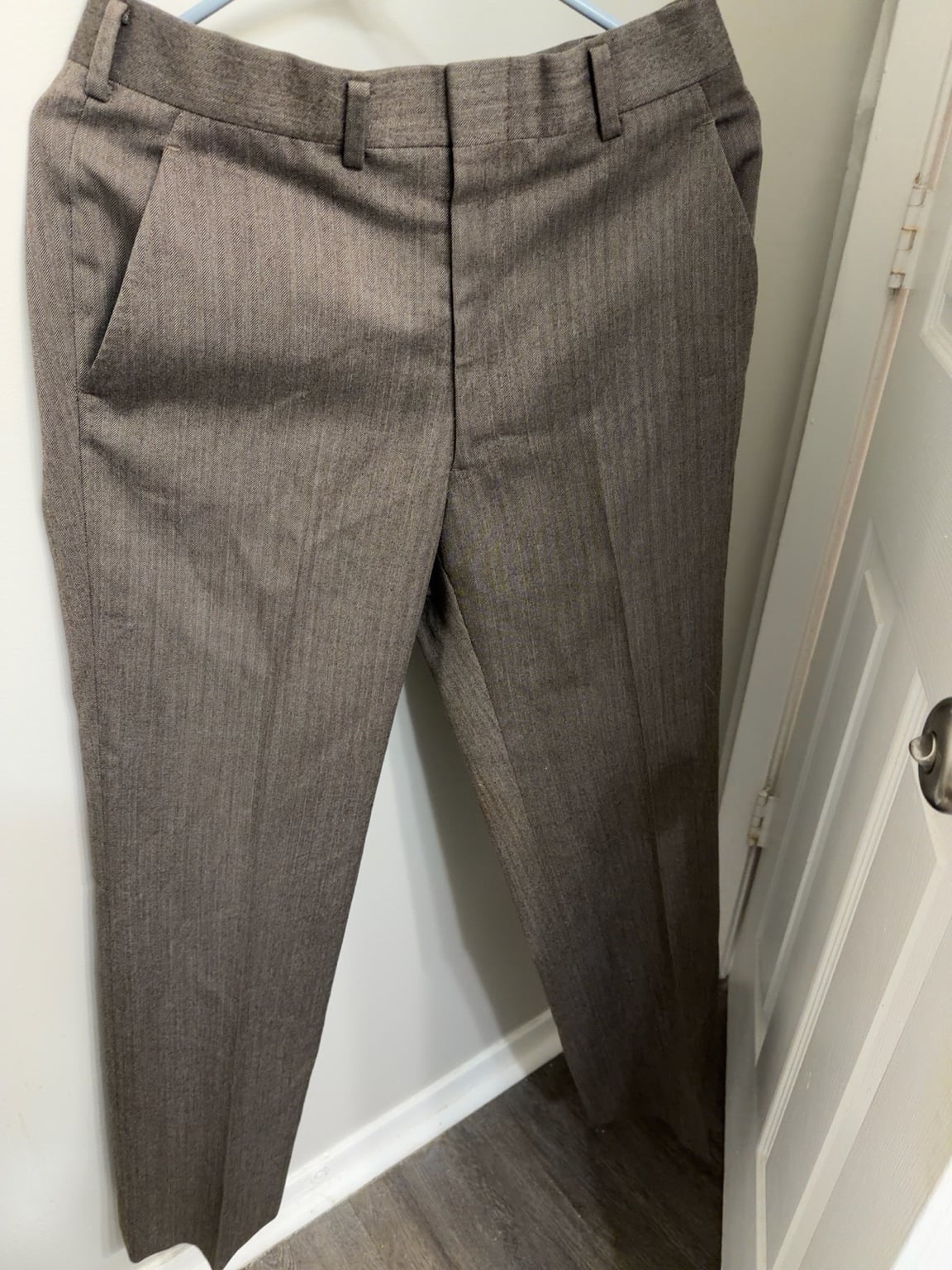 Heritage Cloth Corporate Collection 3 Piece Brown Herringbone Suit 7