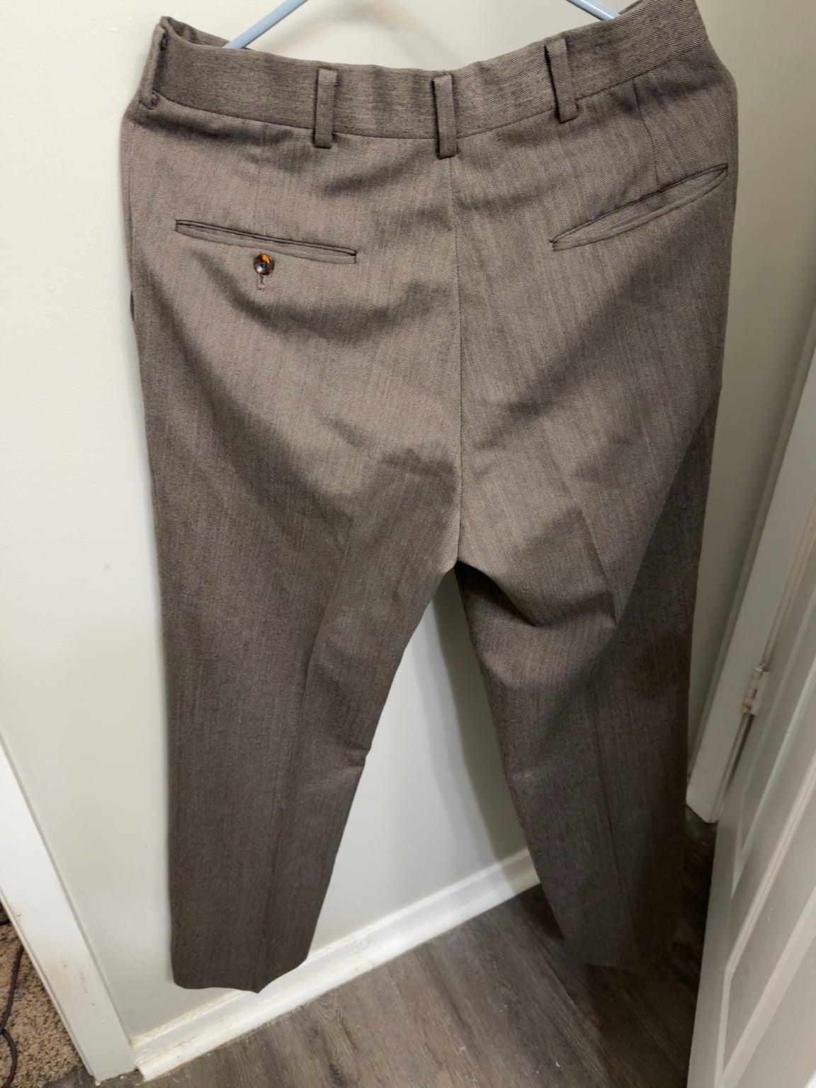 Heritage Cloth Corporate Collection 3 Piece Brown Herringbone Suit 8