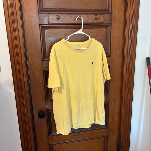 Polo Ralph Lauren Classic Fit Crewneck T-Shirt Yellow XXL