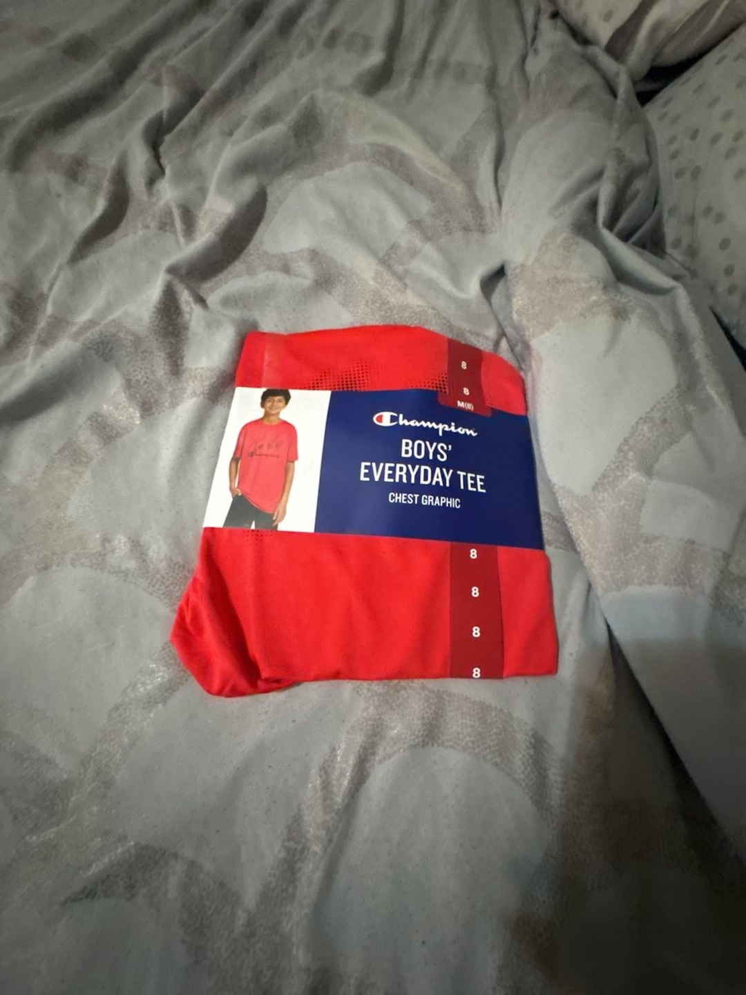 Champion Boys Everyday Active Top Size 8 Red 1