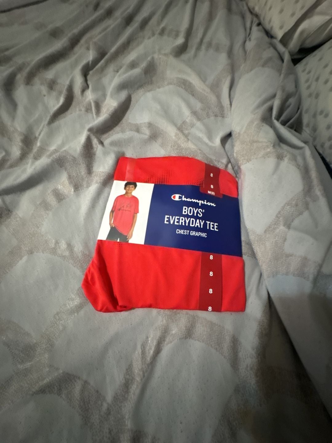 Champion Boys Everyday Active Top Size 8 Red 2