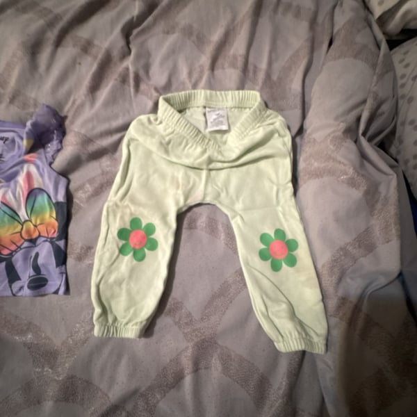 Buy Aiko - 2pc-Set - Girls Floral Sweat Top & Joggers - Green Online