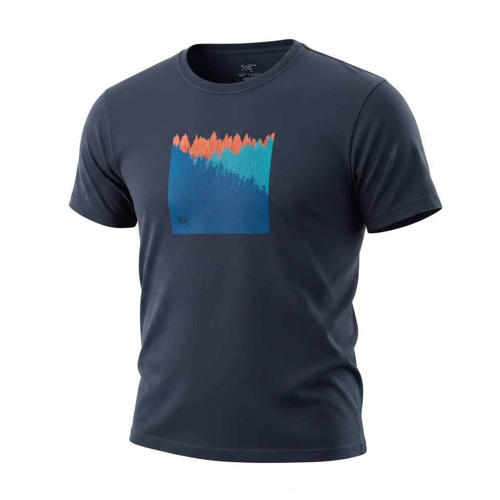 Arc'teryx Arc'Word Mountain Forest Graphic T-Shirt 3