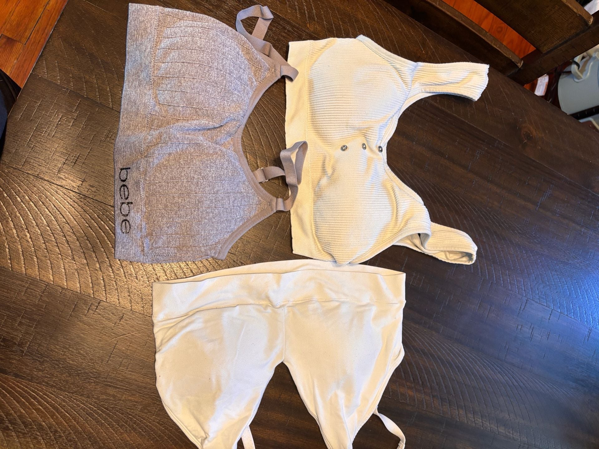 Lot of 3 Wireless Bralettes: Bebe, Lucky Brand, and Jockey Seamless Bras 1