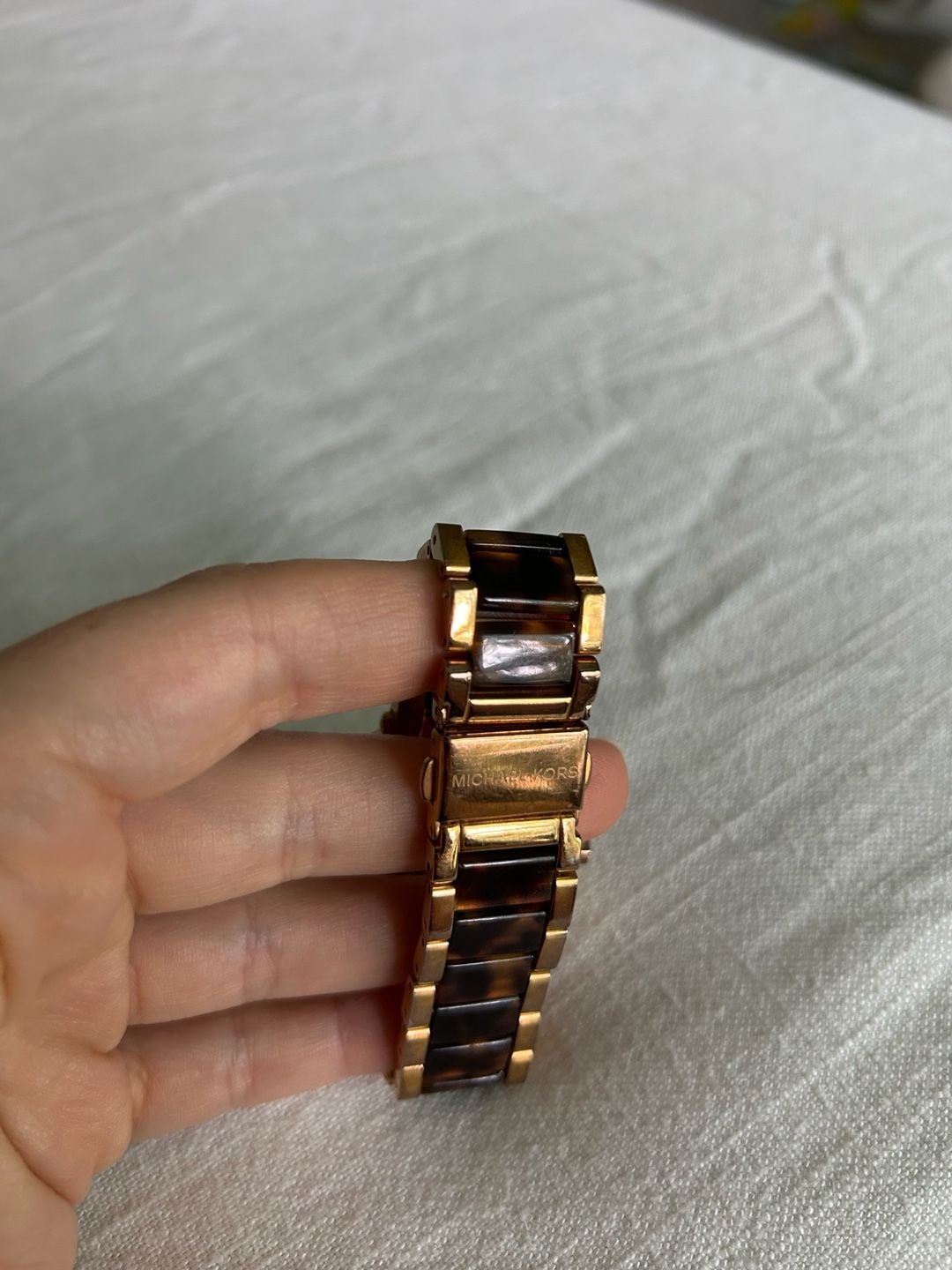 Michael Kors Parker Women's MK5538 Rose Gold and Tortoise Chronograph Watch 3