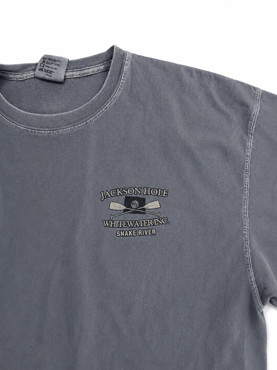 Comfort Colors Jackson Hole Whitewater Snake River Map Graphic T-Shirt 3