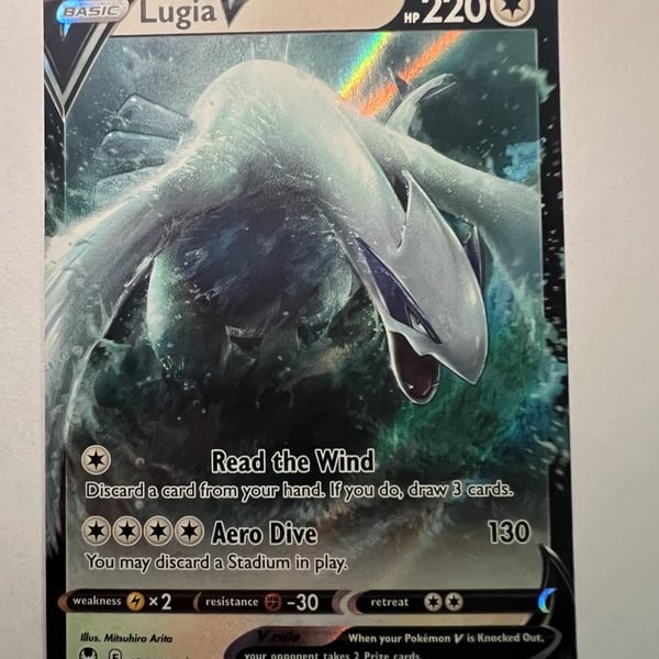 Pokémon Lugia V 138/195 - Sword & Shield Silver Tempest Ultra Rare Holo