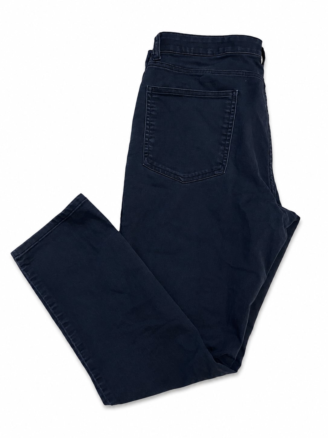 DKNY Stanton Slim Fit Navy Men's 5-Pocket Chino Pants 36x32 2