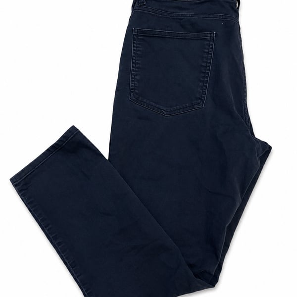 DKNY Stanton Slim Fit Navy Men's 5-Pocket Chino Pants 36x32