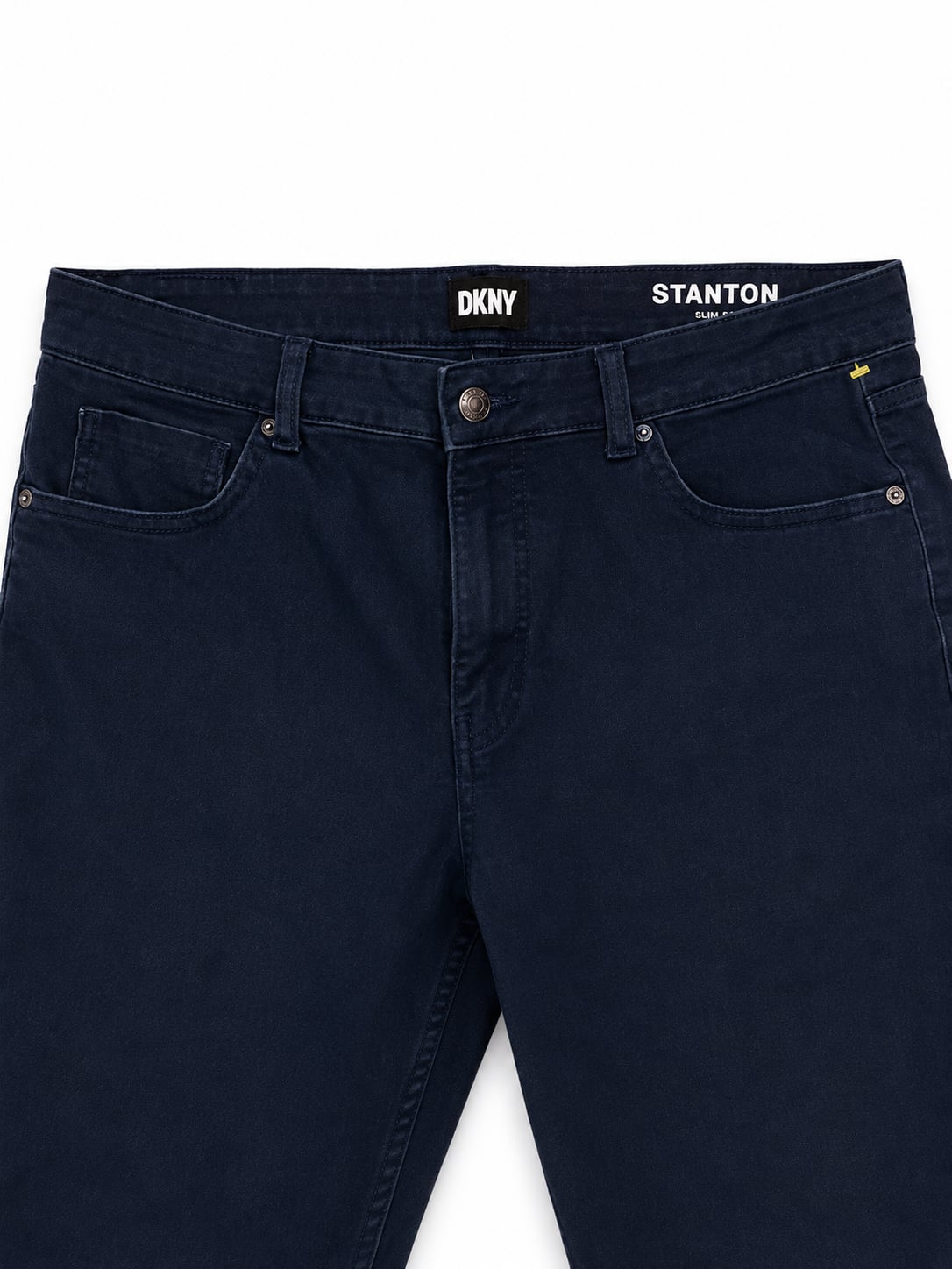 DKNY Stanton Slim Fit Navy Men's 5-Pocket Chino Pants 36x32 4