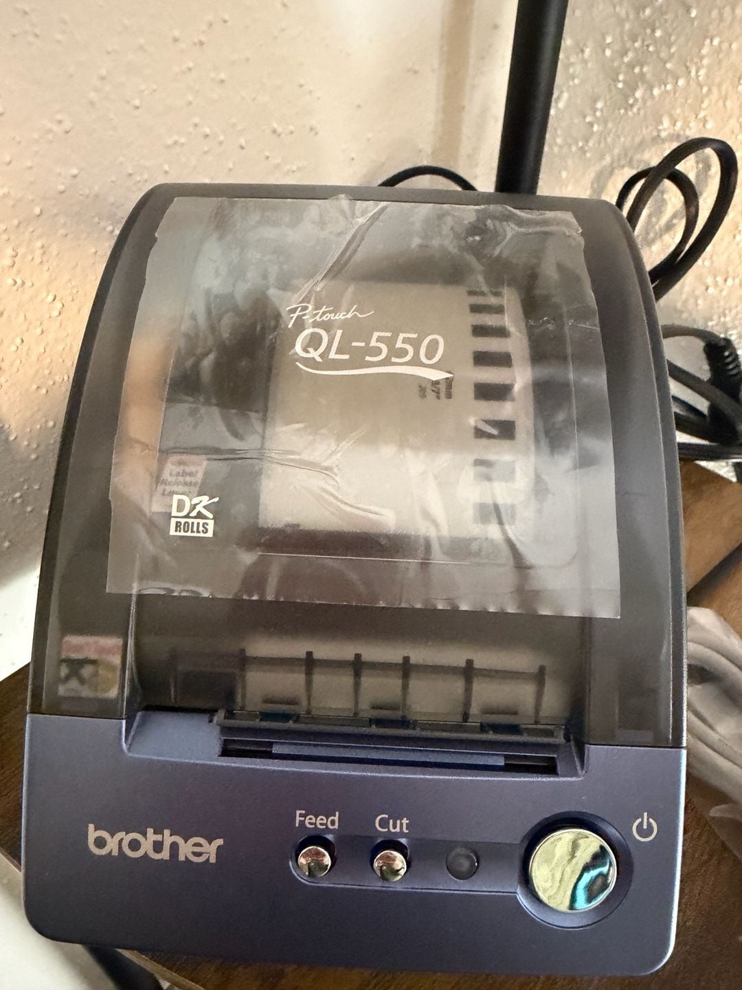 Brother P-Touch QL-550 Thermal PC Label Printer w/ Original Box and Accessories 5