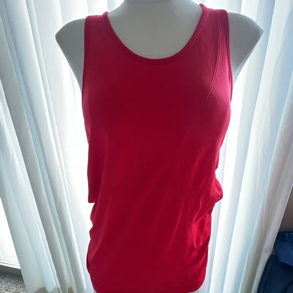 Zyia Active Red Copper Charged Tank Top