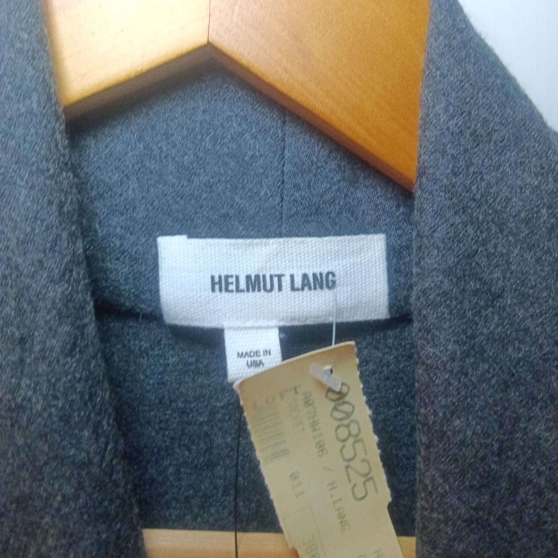 Helmut Lang Sonar Wool Shawl Collar Moto Jacket 8