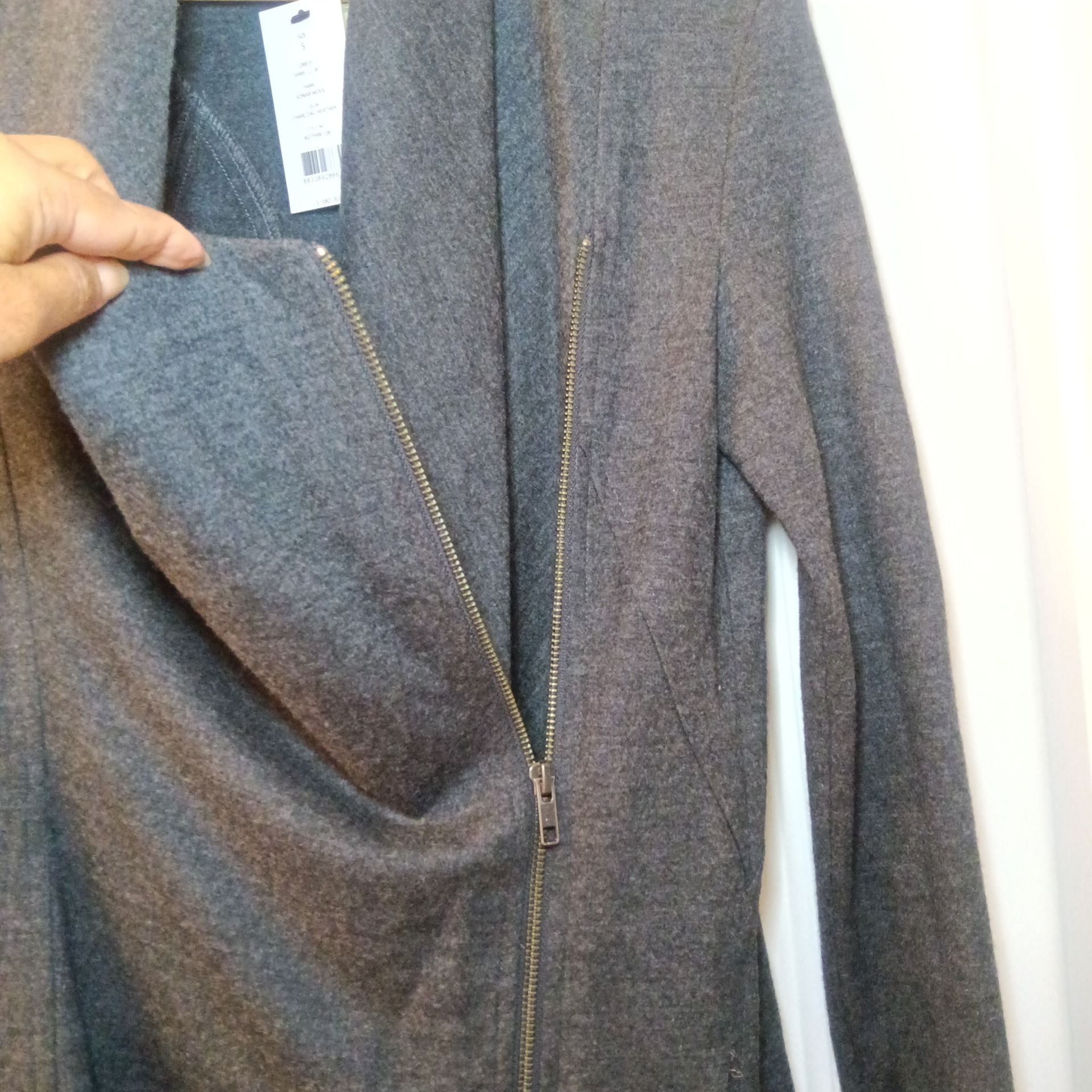 Helmut Lang Sonar Wool Shawl Collar Moto Jacket 10