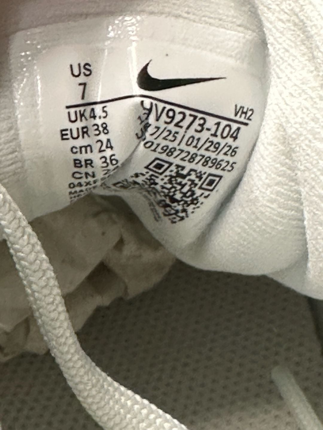 Nike Air Winflo 12 Off White/Metallic Silver Women's Running Shoes 7