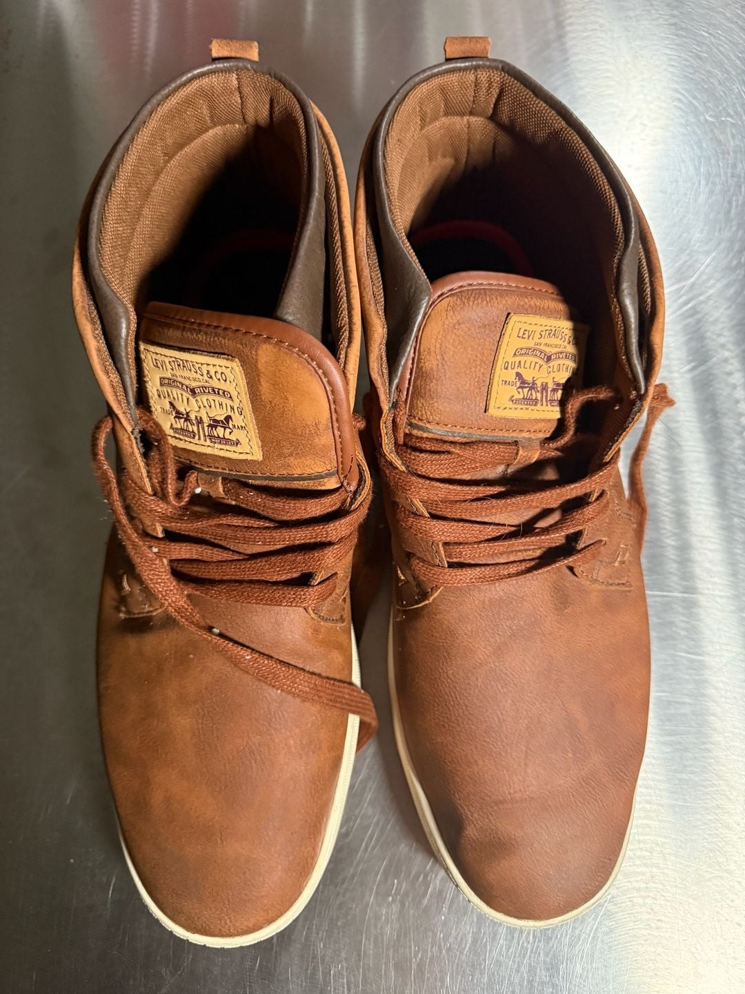 Levi's Goshen 2.0 Waxed UL Men's Chukka Boots Brown 2
