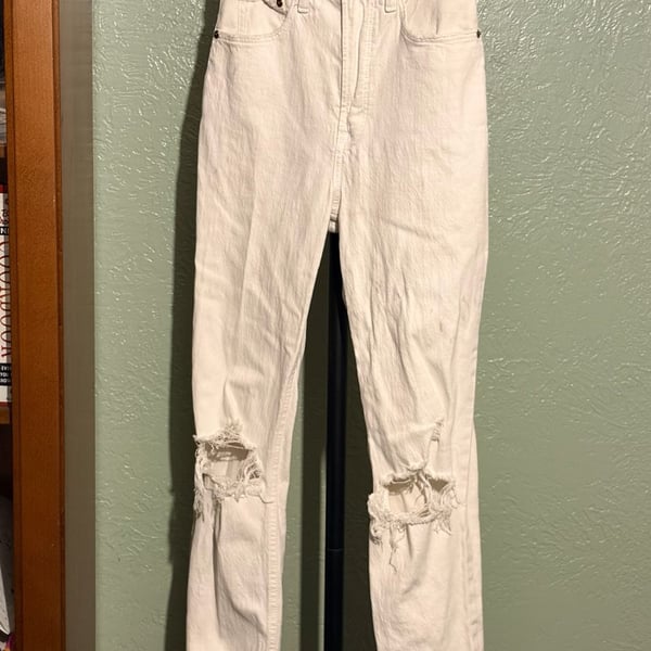 Abercrombie & Fitch The Ankle Straight Ultra High Rise Jeans Size 25R