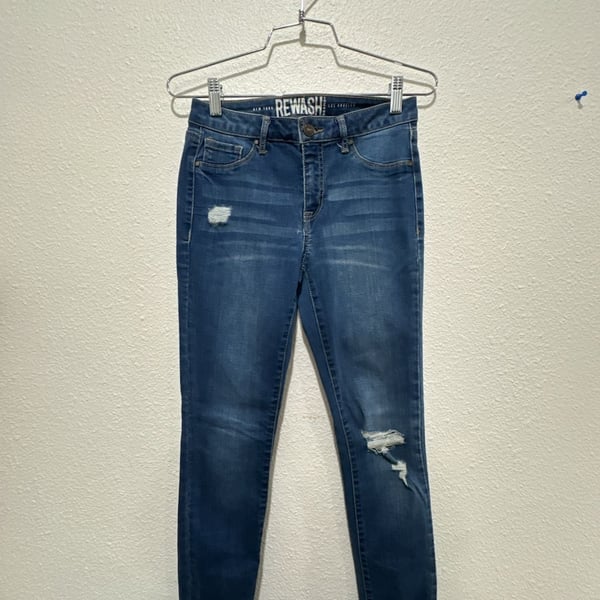 Rewash Brand Distressed High Rise Skinny Jeans Size 5