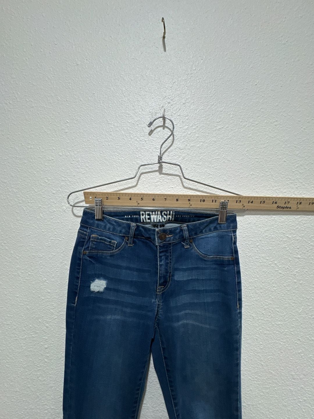 Rewash Brand Distressed High Rise Skinny Jeans Size 5 6