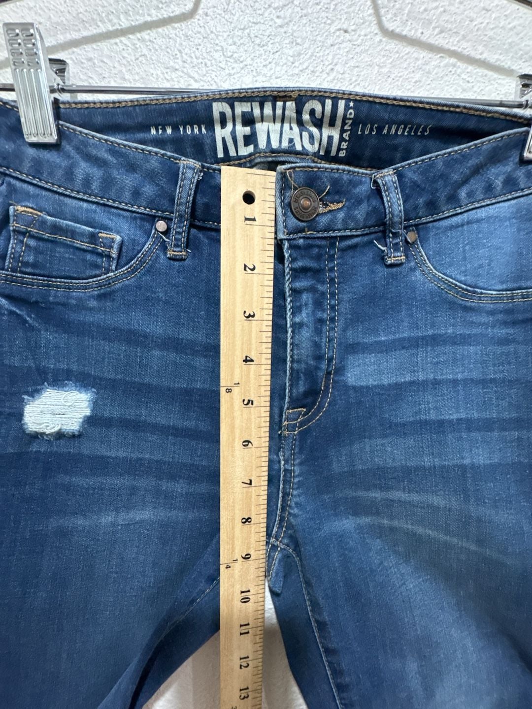 Rewash Brand Distressed High Rise Skinny Jeans Size 5 7