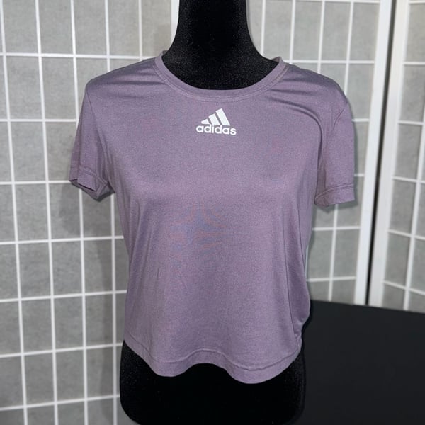 Adidas Women's Athletic Performance T-Shirt Purple Size XS