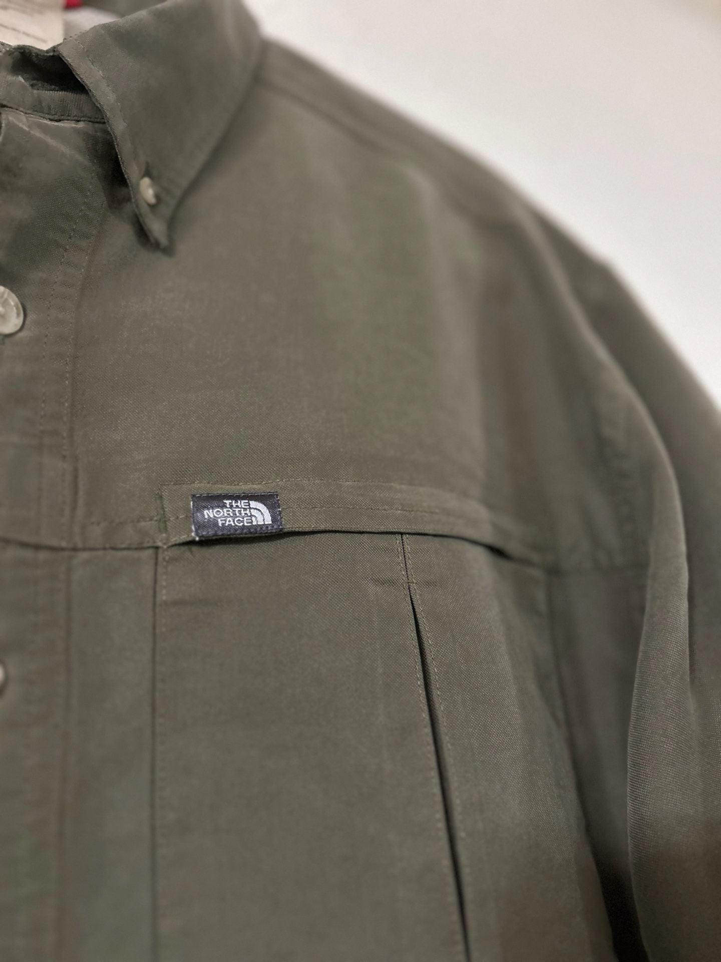 The North Face Sueded Modal Polyester Long Sleeve Zip Pocket Hiking Shirt 3